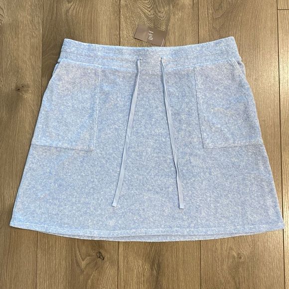 J. Jill Other - J.Jill Pure Jill Blue Terry Cloth Swimsuit Cover Up Skirt Size MP